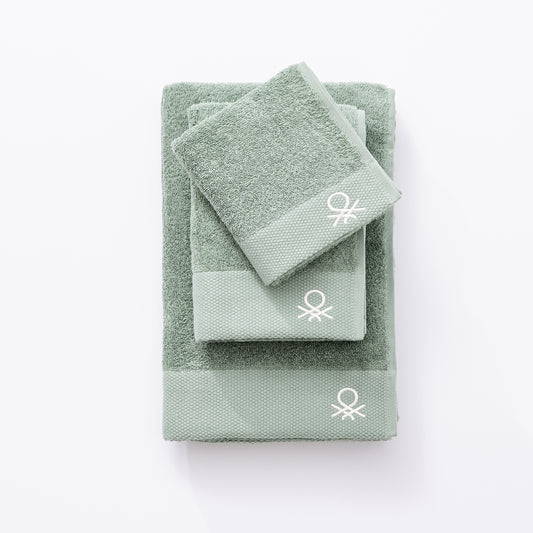 Set de 3 toallas de baño Benetton 100% algodón 500 GSM - Core