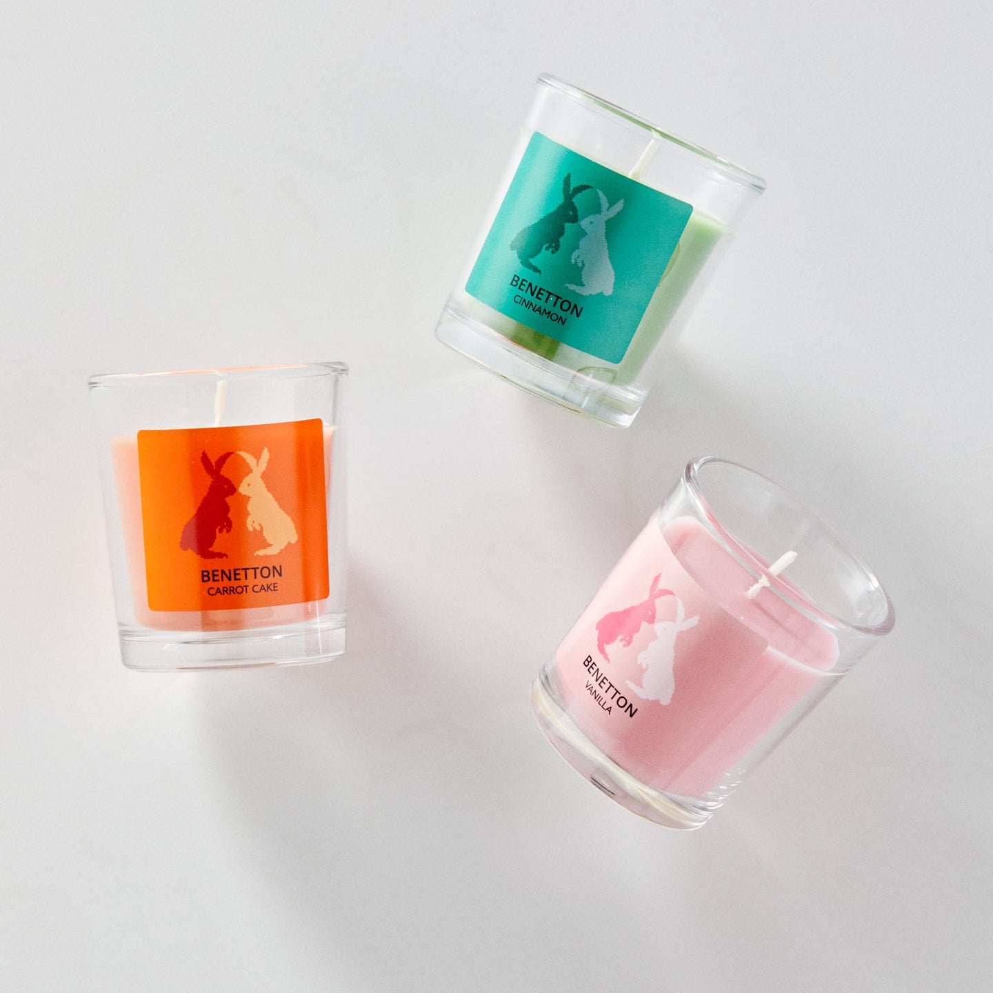 Set de 3 velas aromáticas Benetton Animals (1)