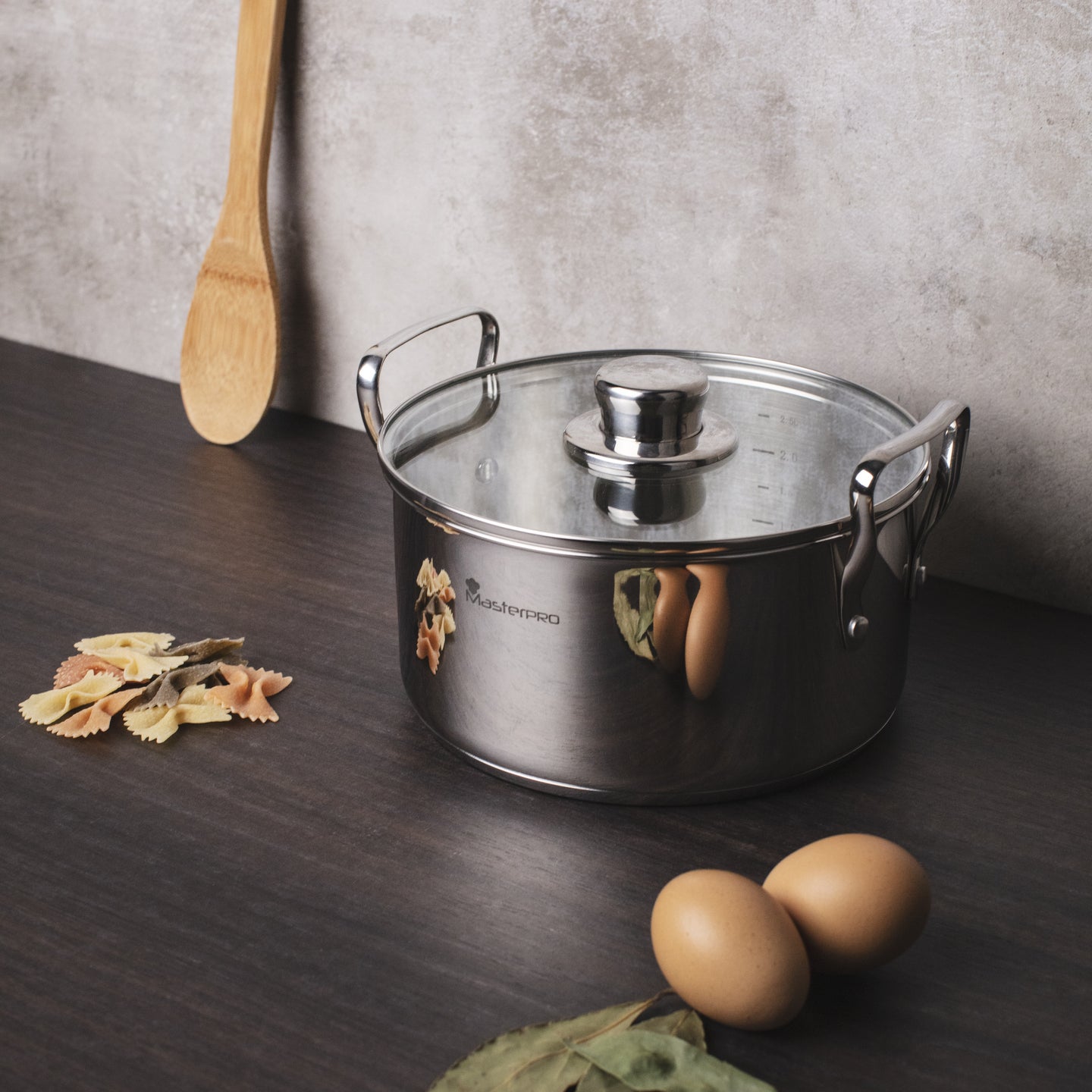 Batería de cocina MasterPRO de acero inoxidable 6 piezas - Smart (1)