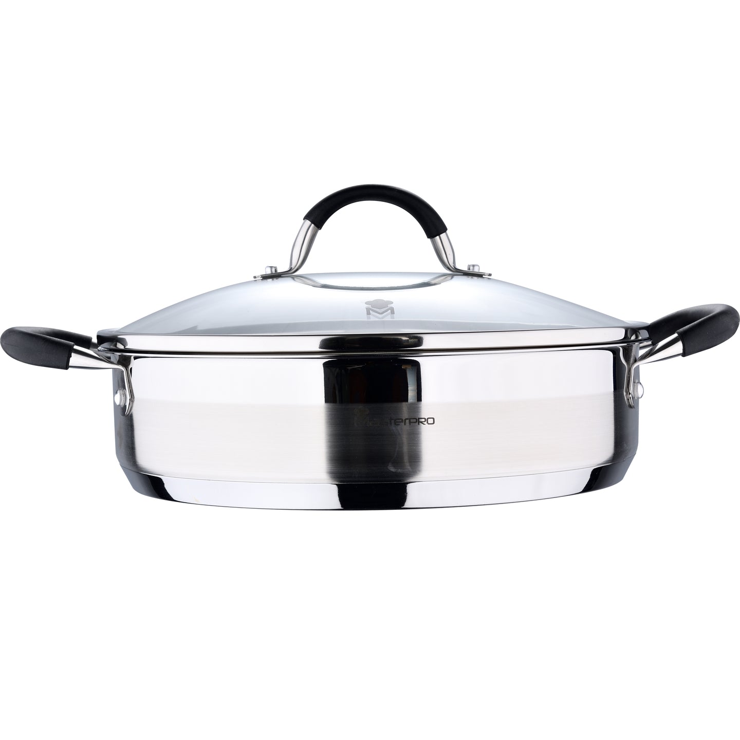 Cacerola baja MasterPRO de aluminio forjado 28 cm - Foodies Collection (4)