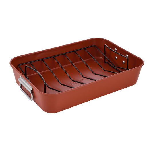 BANDEJA DE ASADO 40X28X8CM ACERO AGROS SG