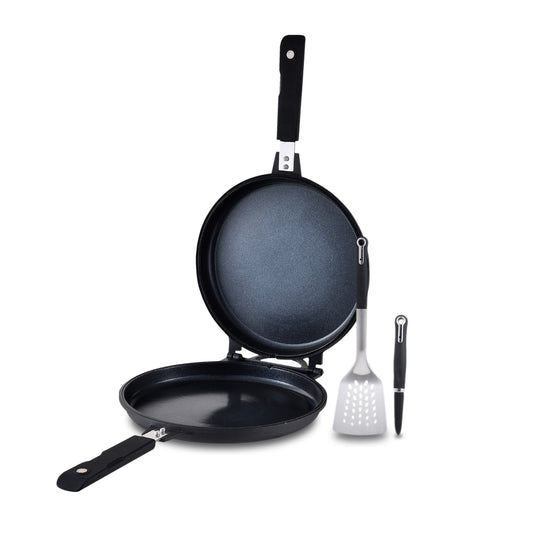 SET SARTÉN TORTILLERA ESPÁTULA Y PELADOR FOODIES