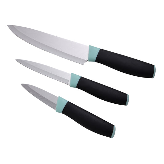 Set de 3 cuchillos San Ignacio - Menorca & SET 3PC CUCHILLOS ACERO INOX MENORCA SG