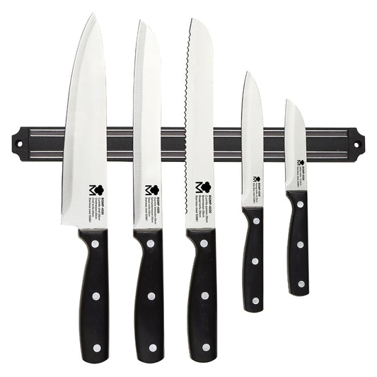 Set de 5 cuchillos y barra magnético MasterPRO - Gourmet